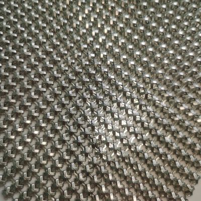 Airproof Metal Mesh Kain Sequin Gedung Partisi