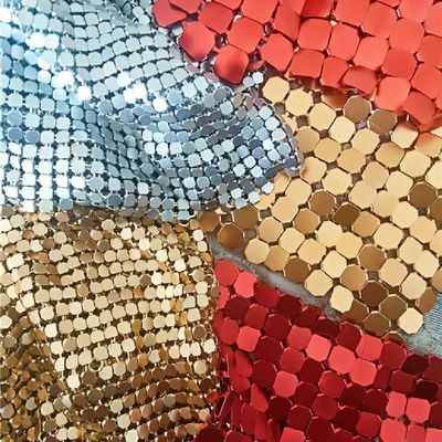 Kain Sequin Logam tahan lama dengan Diameter Kawat yang Dapat Dikustomisasi 2-7mm