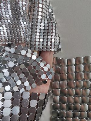 Kain Sequin Logam tahan lama dengan Diameter Kawat yang Dapat Dikustomisasi 2-7mm