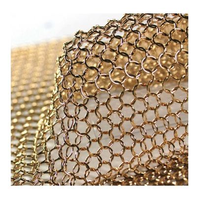 Tirai Ring Mesh stainless steel dengan berat 2,2 kg/m2