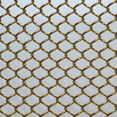 OEM stainless steel Metal Coil Drapery Woven Wire Mesh Shower Curtain