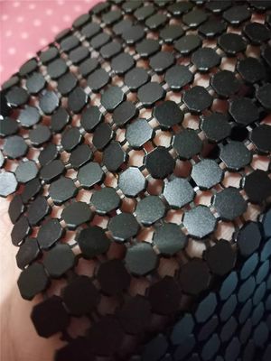 Kain Metal Mesh Waterproof 3mm Sequin Arsitektur Partisi