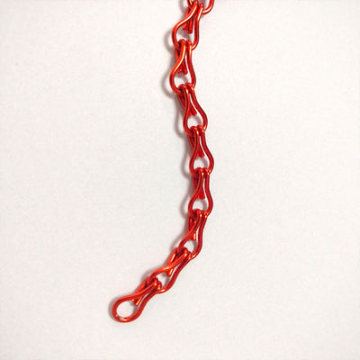 Aluminium Hook Chain Dekorasi Rumah Pengendalian hama Custom Hotel Partisi Aluminium Hook Bead Curtain Produsen Grosir