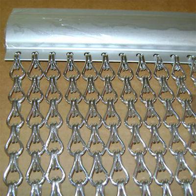 Metal Door Screen Curtain Chain Fly Curtains Untuk Pintu Mesh Fly Screen Curtains