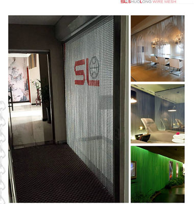 Metal Door Screen Curtain Chain Fly Curtains Untuk Pintu Mesh Fly Screen Curtains