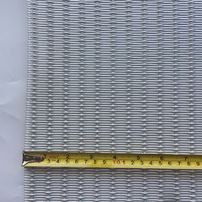 Perak stainless steel Arsitektur Mesh Untuk Fasad Bangunan Disesuaikan