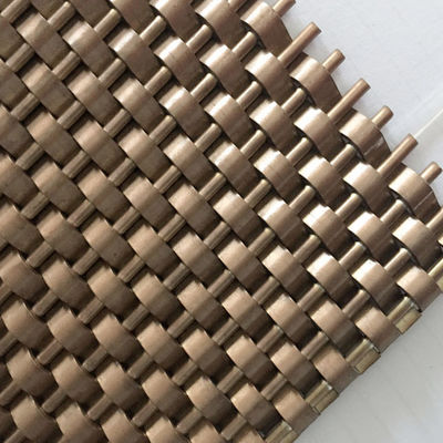 Lebar 0,5m 2,0m Baja tahan karat Arsitektur Mesh Panjang 30m Untuk Dekorasi Interior Wall Cladding