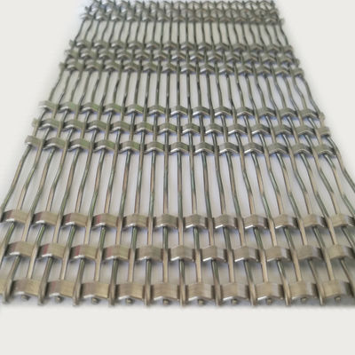 0.8mm 2.0mm Wire Diameter Stainless Steel Arsitektur Mesh Mudah Instalasi