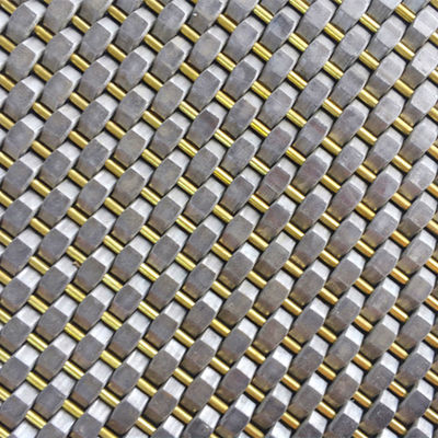 Wire Diameter 0,8mm 2,0mm stainless steel Mesh Panel Plain Weave Untuk Cover Wall