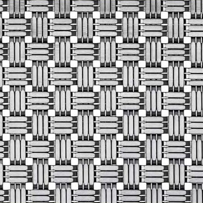 Plain Weave Arsitektur Mesh Panel Wire Diameter 0.8mm 2.0mm