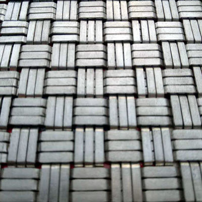 Plain Weave Arsitektur Mesh Panel Wire Diameter 0.8mm 2.0mm