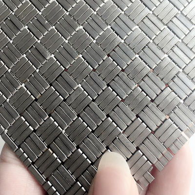Plain Weave Arsitektur Mesh Panel Wire Diameter 0.8mm 2.0mm