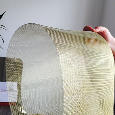 Pergantian tahan suhu tinggi Kaca Laminasi Wire Mesh 1-2m
