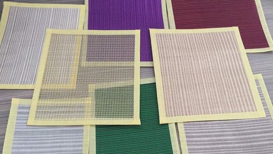 Polishing Glass Laminated Wire Mesh 1-2m Lebar Kain Cooper Untuk Grafis Etched