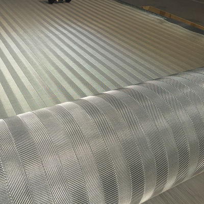 Tinggi Kekuatan Kaca Laminated Wire Mesh 30m Panjang Untuk Tugas Berat