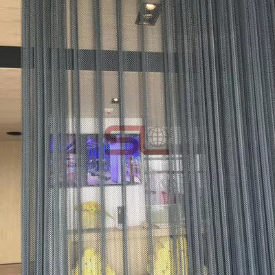 METAL COIL MESH DESIGN untuk dekorasi interior dan desain ruangan