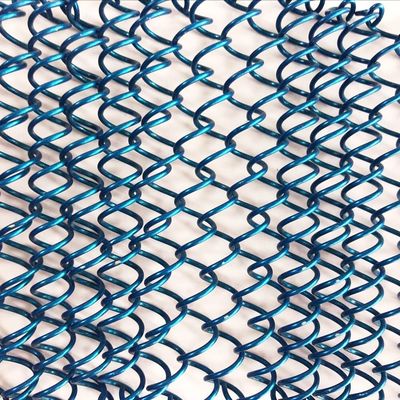 Customized jaring rantai link latar dekorasi pagar kebun galvanis pagar keamanan kain gulung pos