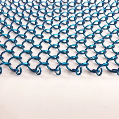 Tirai Metal Mesh Dan Curtainry Koil Mesh Untuk Partisi Ruang