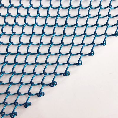 Tirai Metal Mesh Dan Curtainry Koil Mesh Untuk Partisi Ruang