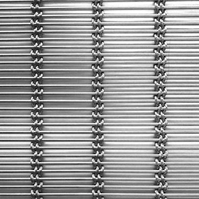 Heavy Duty Wire Anti Korosif 1,2 Kgs Plain Weave Arsitektur Mesh Sertifikasi ISO9001