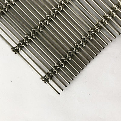 Heavy Duty Wire Anti Korosif 1,2 Kgs Plain Weave Arsitektur Mesh Sertifikasi ISO9001