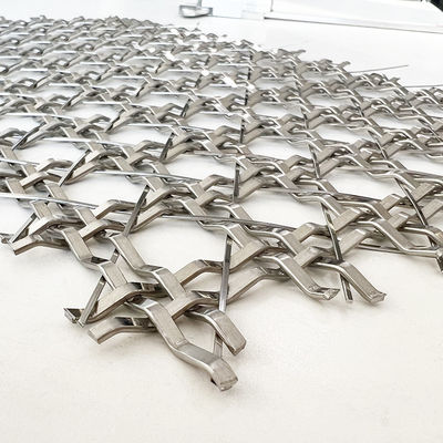 Elegant Arsitektur Metal Mesh Woven Wire Mesh Untuk Dekorasi Layar Untuk Furnitur
