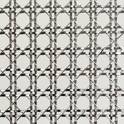 Elegant Arsitektur Metal Mesh Woven Wire Mesh Untuk Dekorasi Layar Untuk Furnitur