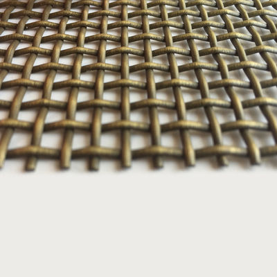 Serbaguna Arsitektur Woven Wire Mesh Dengan Ketebalan 5mm Dan 2,0mm X 3 Cable Diameter
