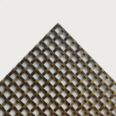 Serbaguna Arsitektur Woven Wire Mesh Dengan Ketebalan 5mm Dan 2,0mm X 3 Cable Diameter