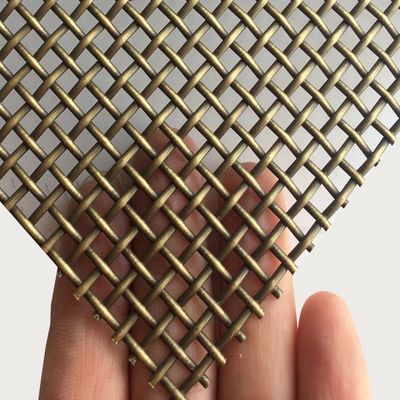 elegant stainless steel Woven Wire Mesh Untuk Kabinet ISO9001 Bersertifikat