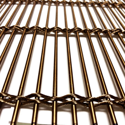 Modern Arsitektur Woven Wire Mesh Untuk Dekorasi Dan Aplikasi Keamanan