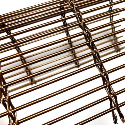 Modern Arsitektur Woven Wire Mesh Untuk Dekorasi Dan Aplikasi Keamanan