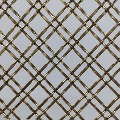 Arsitektur Crimped Woven Wire Mesh Metal Wire Mesh sebagai pagar dapat digunakan sebagai keamanan interior & eksterior