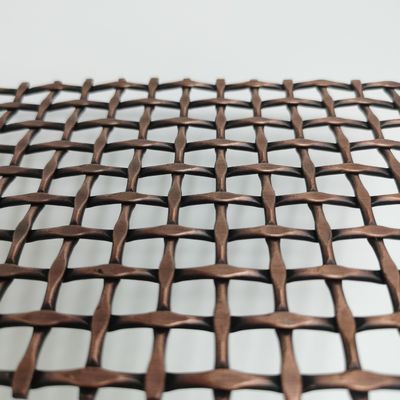 Panel Arsitektur Mesh Interior Metal Woven Mesh Partisi