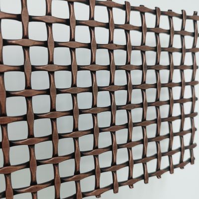Panel Arsitektur Mesh Interior Metal Woven Mesh Partisi