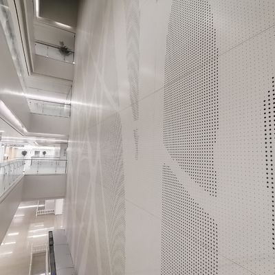 Premium Arsitektur Woven Wire Mesh Punching Net Untuk Menghadap Dinding