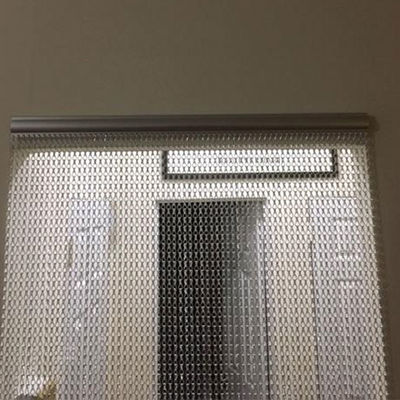 Tirai logam dengan kait aluminium untuk dekorasi interior langit-langit langit-langit gantung