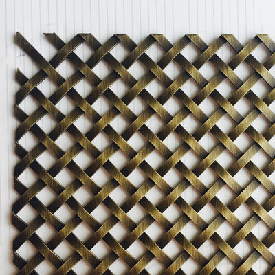 Premium Kualitas Metal Mesh Dekoratif untuk Desain Pintu Kabinet Menawarkan Sirkulasi Udara Superior