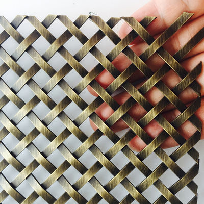 Premium Kualitas Metal Mesh Dekoratif untuk Desain Pintu Kabinet Menawarkan Sirkulasi Udara Superior