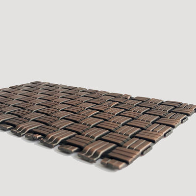 Eco Friendly Square Hole Dekorasi Wire Mesh Untuk Furnitur