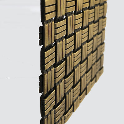 Eco Friendly Square Hole Dekorasi Wire Mesh Untuk Furnitur