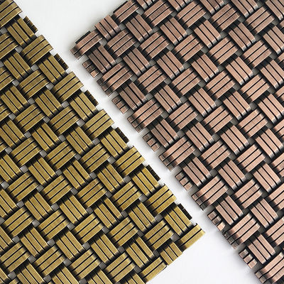 Eco Friendly Square Hole Dekorasi Wire Mesh Untuk Furnitur