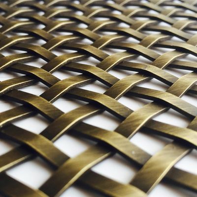 Premium Kualitas Metal Mesh Dekoratif untuk Desain Pintu Kabinet Menawarkan Sirkulasi Udara Superior