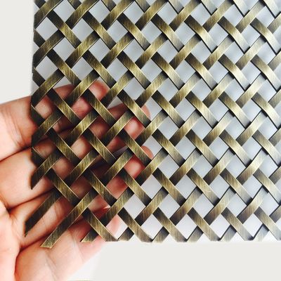 Premium Kualitas Metal Mesh Dekoratif untuk Desain Pintu Kabinet Menawarkan Sirkulasi Udara Superior