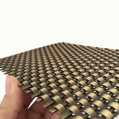 Mesh Metal Dekoratif yang dapat disesuaikan untuk Desain Pintu Kabinet Unik Aksen Rak Interior High-End