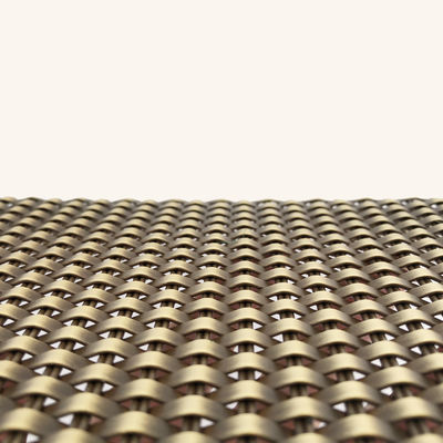 Mesh Metal Dekoratif yang dapat disesuaikan untuk Desain Pintu Kabinet Unik Aksen Rak Interior High-End