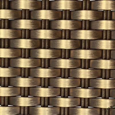 Mesh Metal Dekoratif yang dapat disesuaikan untuk Desain Pintu Kabinet Unik Aksen Rak Interior High-End