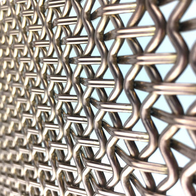 Panel mesh stainless steel kelas arsitektur untuk meningkatkan pintu lemari di dapur kontemporer dan ruang penyimpanan