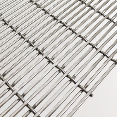 Customized Wire Stainless Steel Arsitektur Mesh Untuk Fasad Dan Metal Mesh