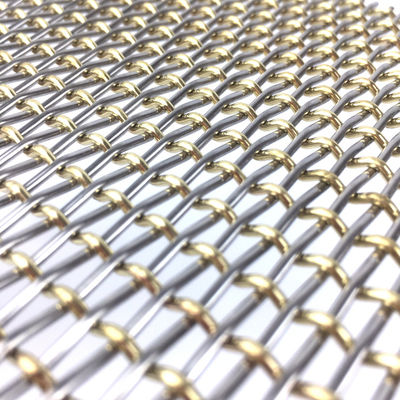 Customisable Stainless Steel Metal Mesh Untuk Hard Dekoratif Dalam Interior Dan Desain Eksterior